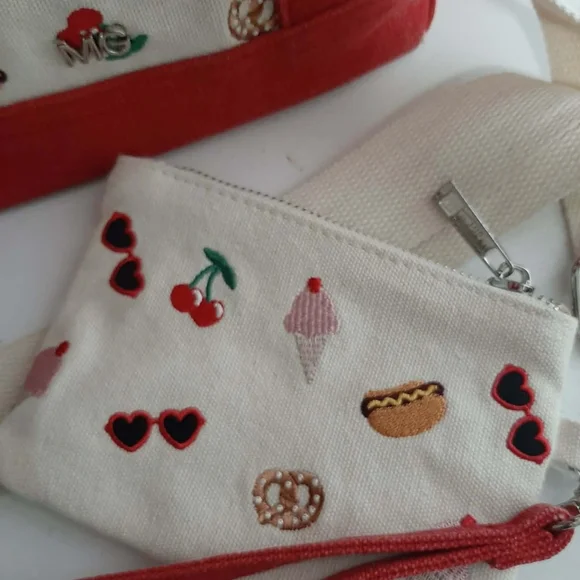 MADDEN GIRL "Picnic" Mini Tote & Wristlet Set - Picture 6 of 9